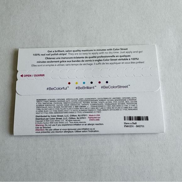 *Retired* Color Street: Have a Ball | Navy Blue Silver Glitter Party Clear - Picture 4 of 14